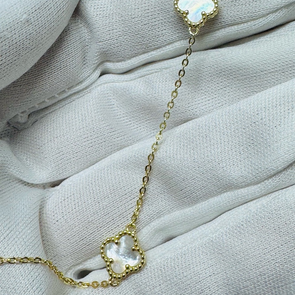 🍀SALE $1500 SET CUSTOM CLOVER MOTHER OF PEARL - Picture 10 of 13